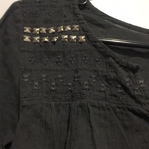 Studded old navey blouse - Picture 2 of 4